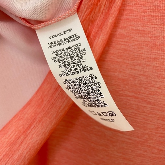 NWT Guy Harvey Long Sleeve UPF 30 Manatee Hoodie Graphic Peach/Orange Sz Small - Picture 3 of 8